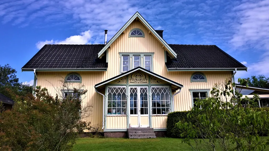 Swedish wooden house exterior