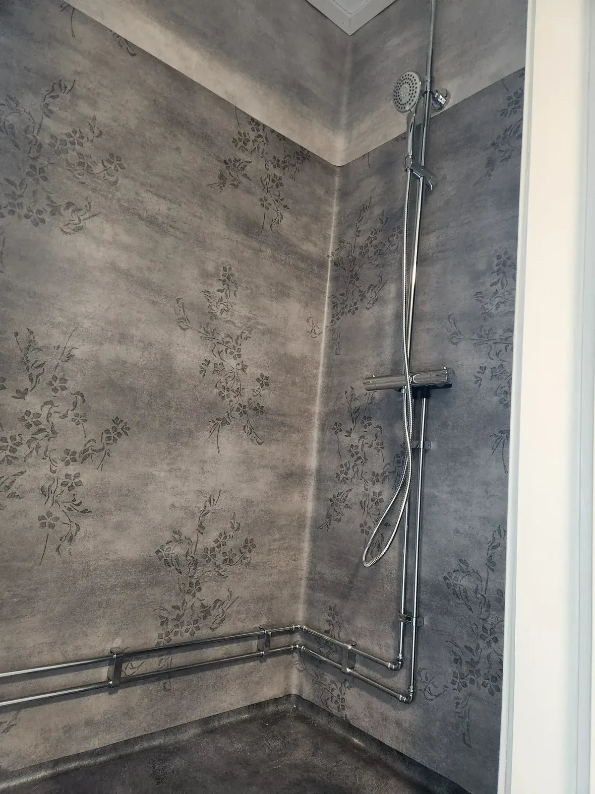 New shower installation