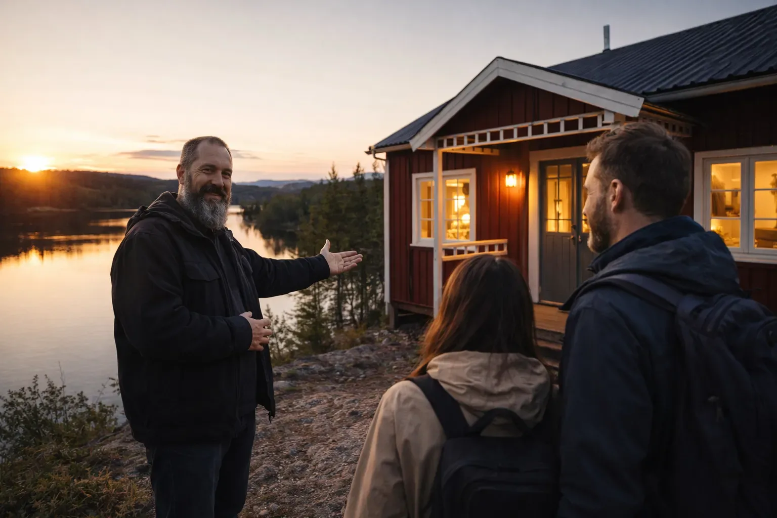 Welcoming and supporting guests at a Swedish vacation home